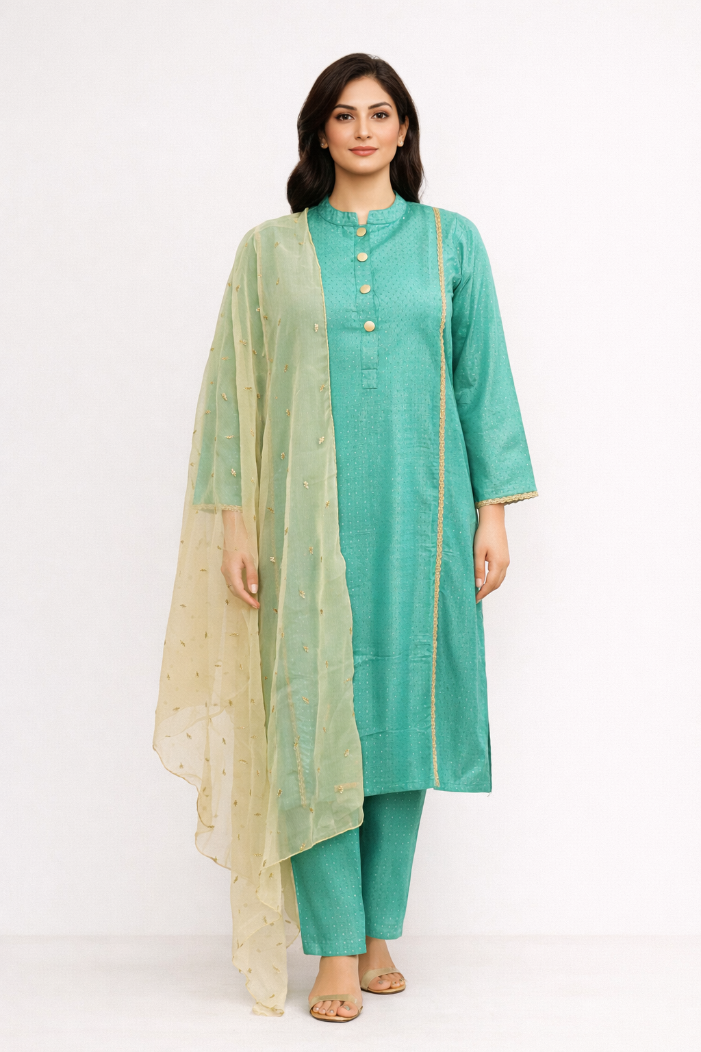 3 piece sticthed Masoorin suit-1