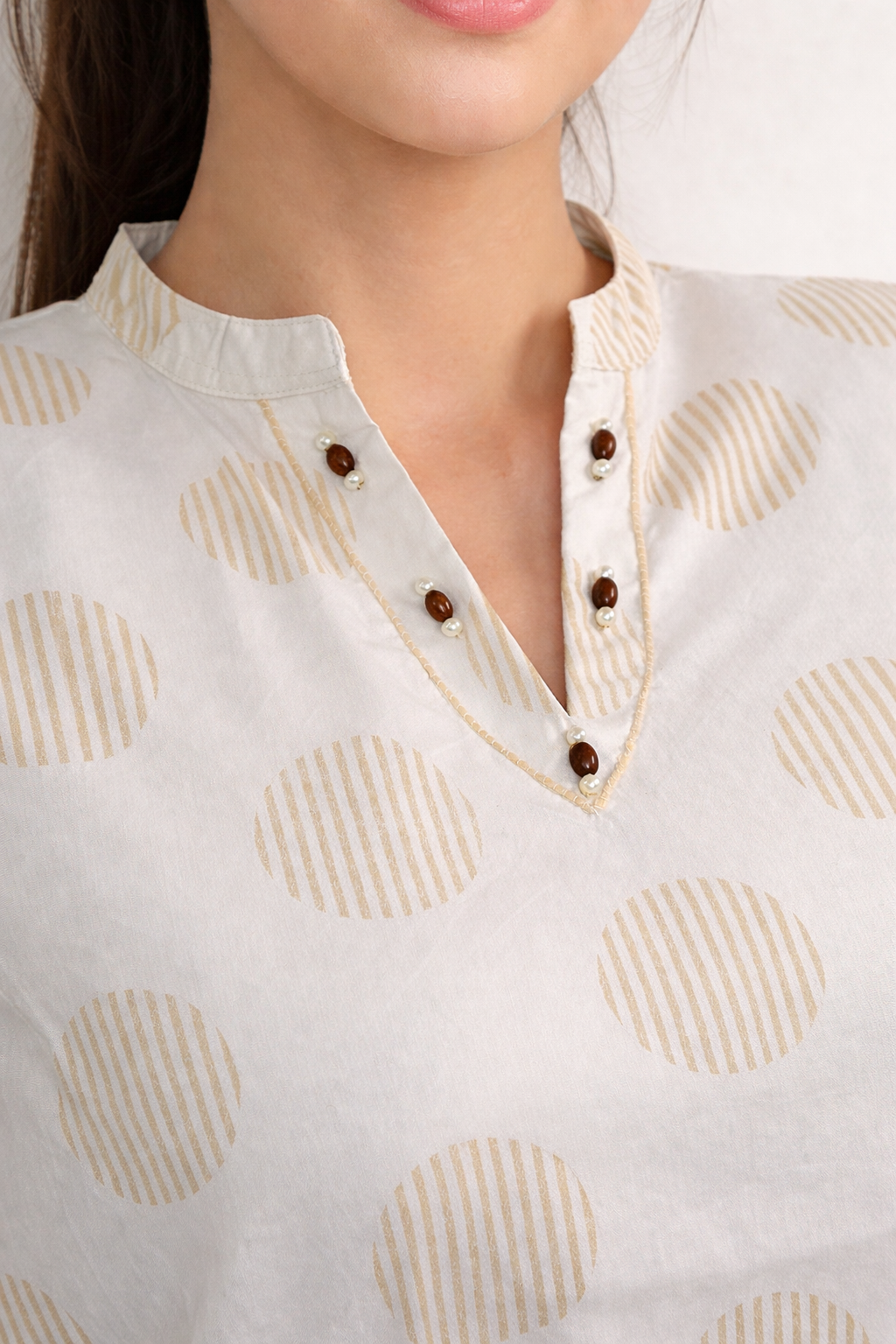 Offwhite cotton co-ord set-2