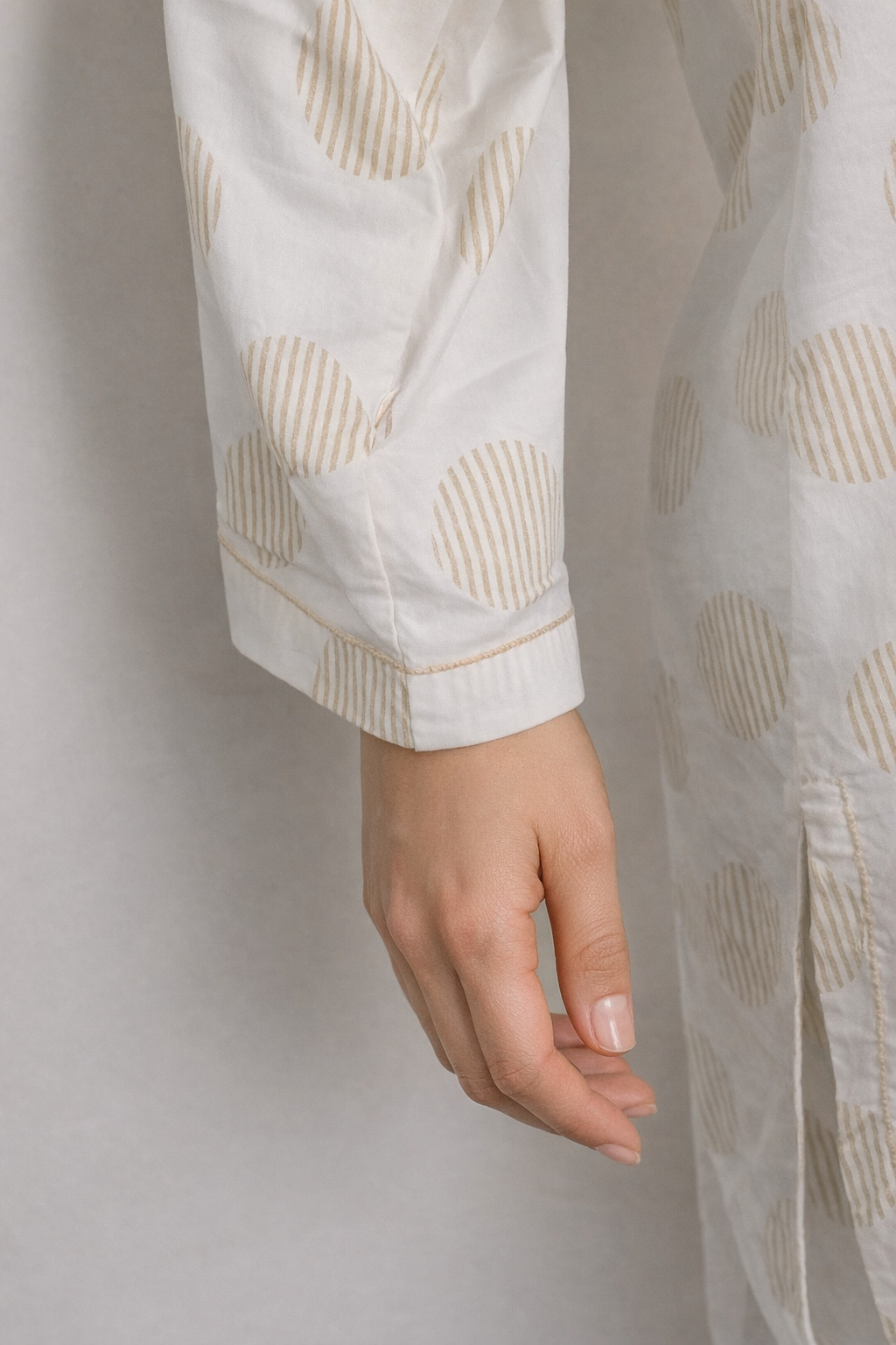 Offwhite cotton co-ord set-3