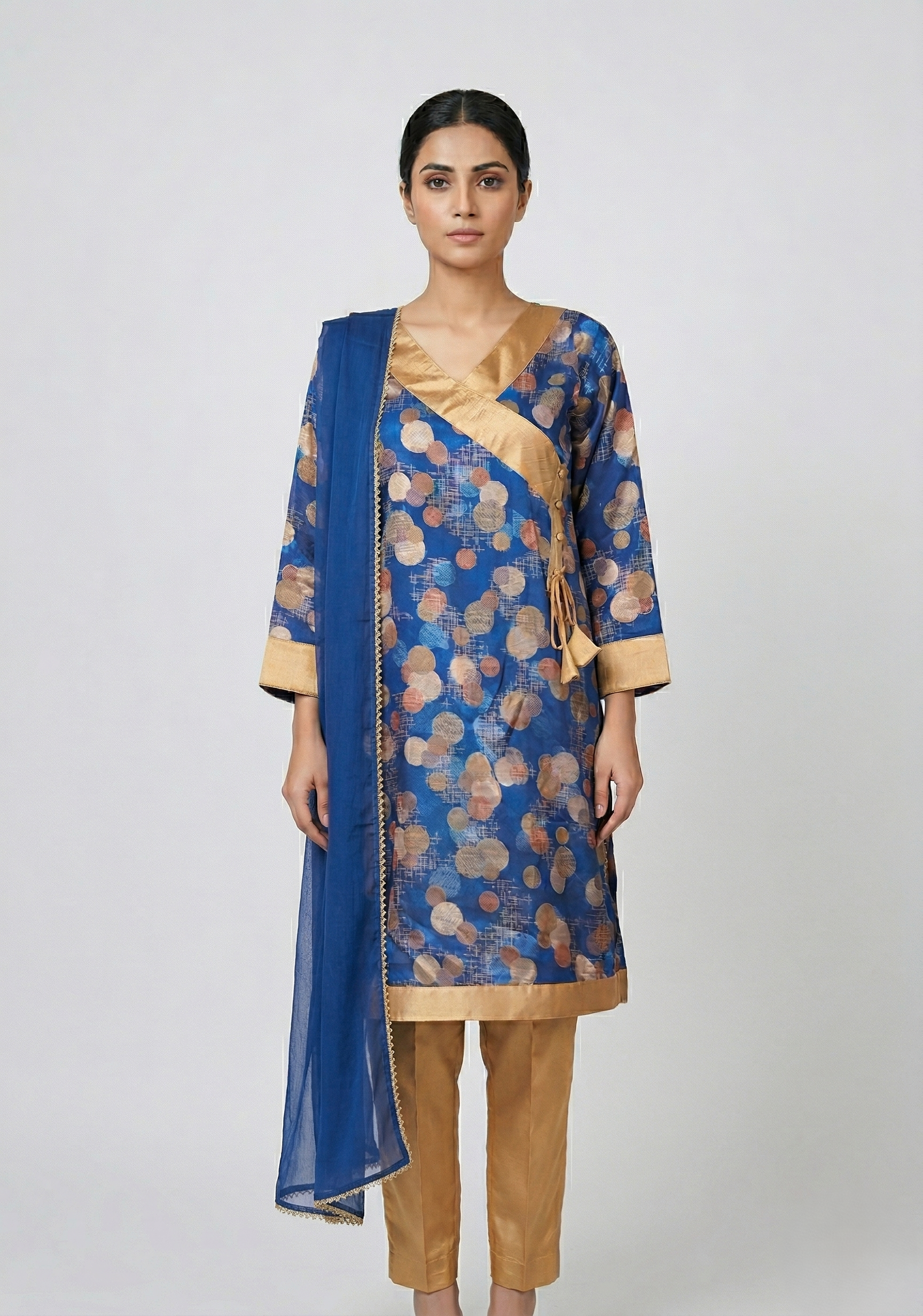 Striched Blue 3 piece by aamelora
