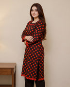 Polka Dots Kurti Set-00101