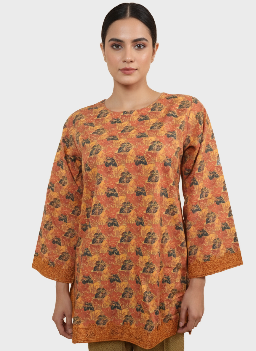 short shirt and plazo cotton set-